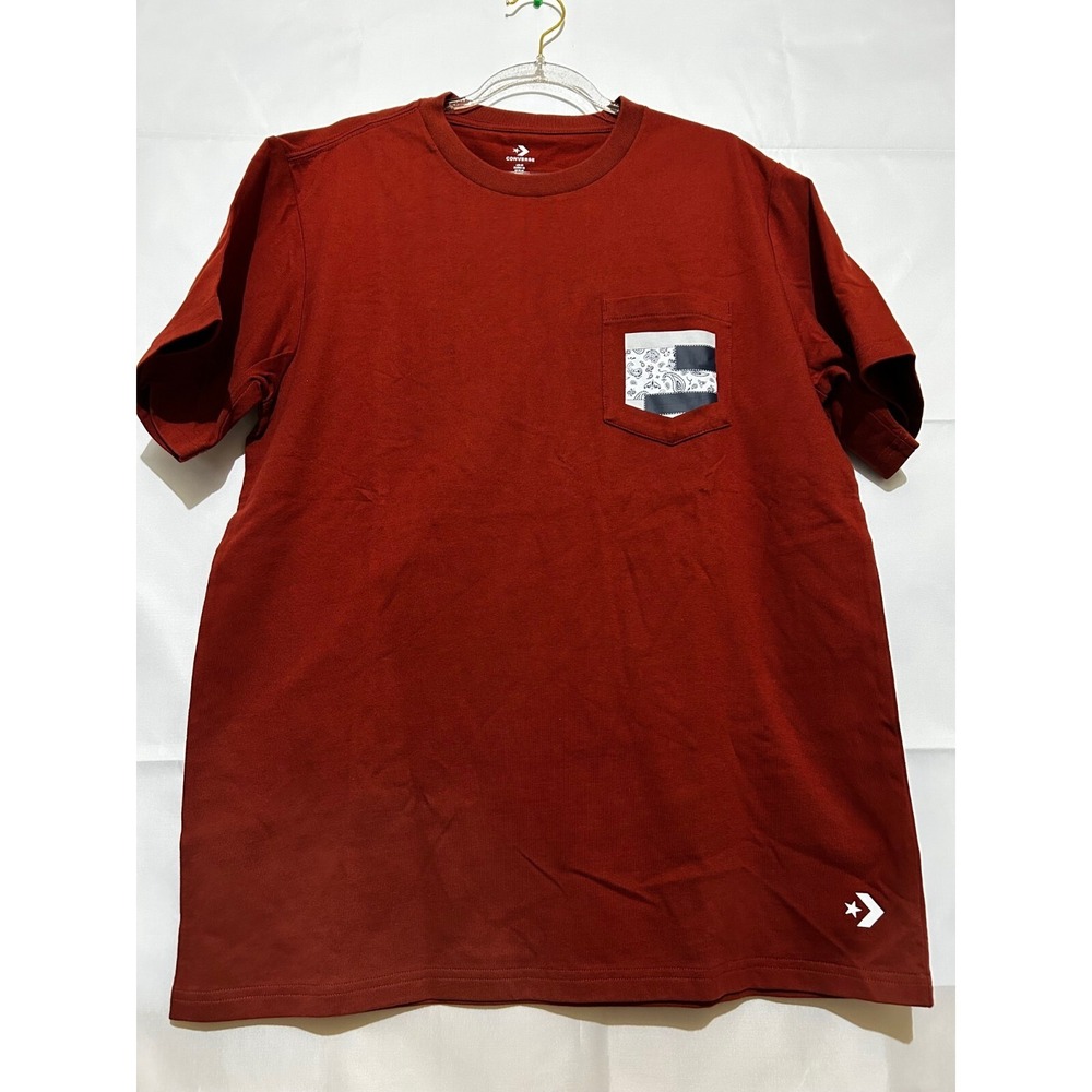 Converse Men's Red Star Chevron Casual T-Shirt Medium‎